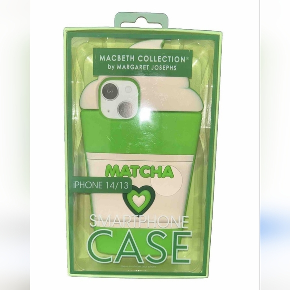 Macbeth Collection By Margaret Josephs Smartphone Case Matcha Cup iPhone 14/13 - Picture 2 of 3